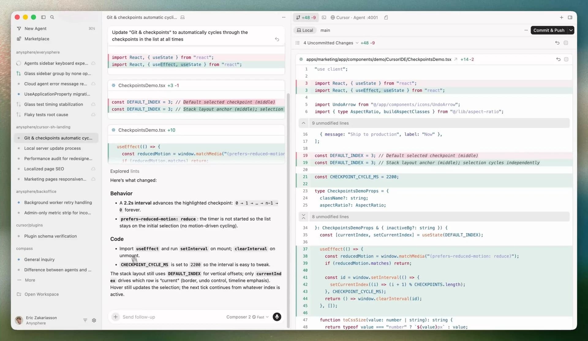 Cursor · Product preview