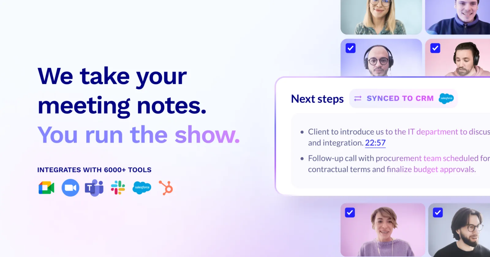 tl;dv AI meeting notetaker product visual