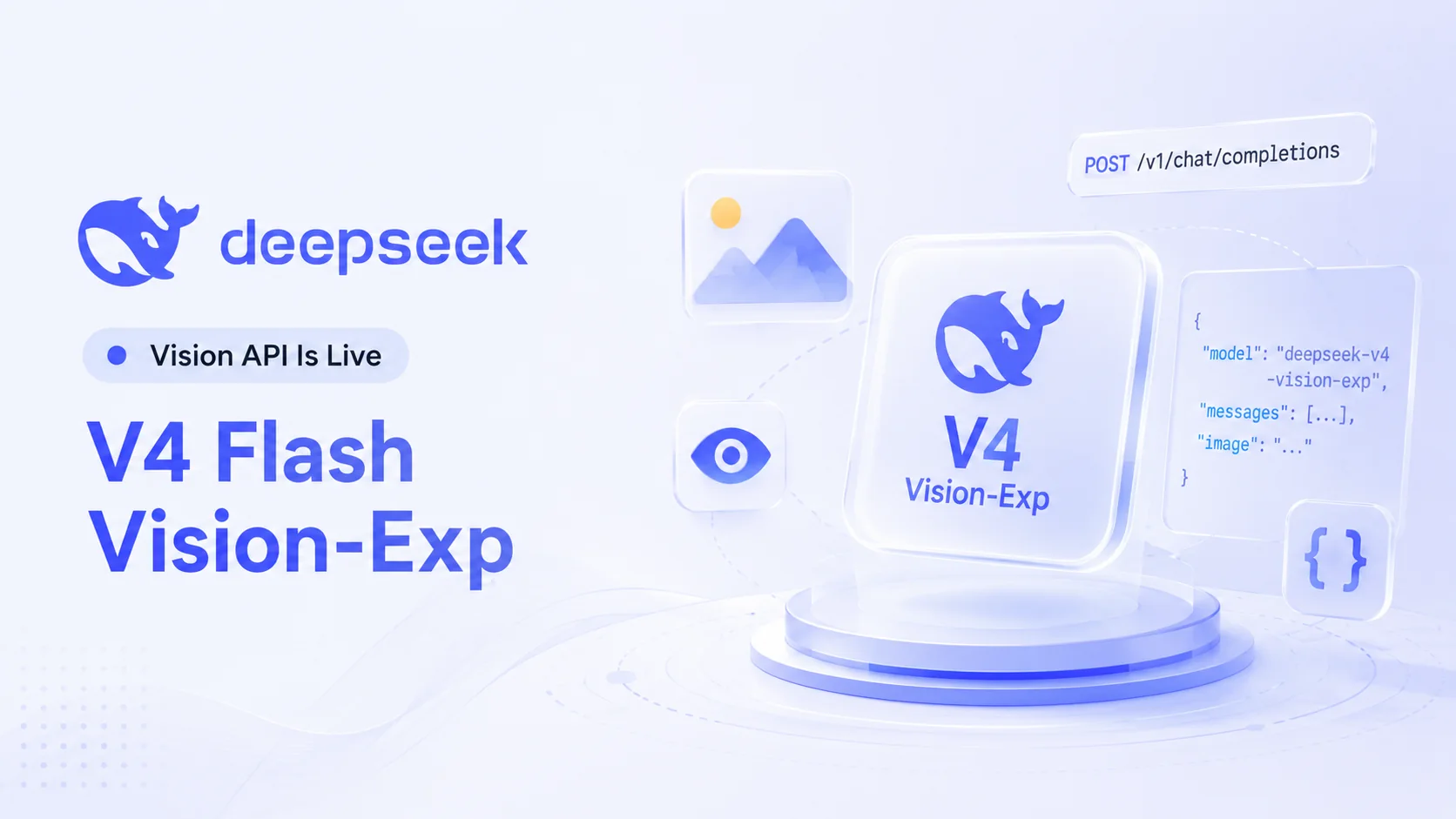 DeepSeek V4 Flash Vision-Exp official benchmark cover